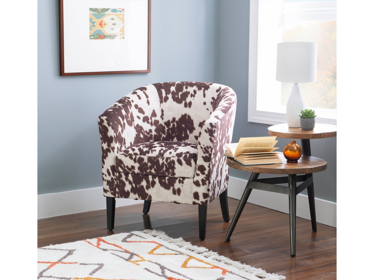 Cow print recliner hotsell