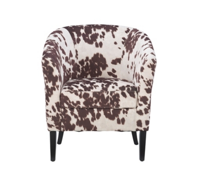 Zebra print accent discount chair ashley furniture