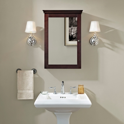 A600000173 Mirrored Wall Medicine Cabinet, Espresso sku A600000173