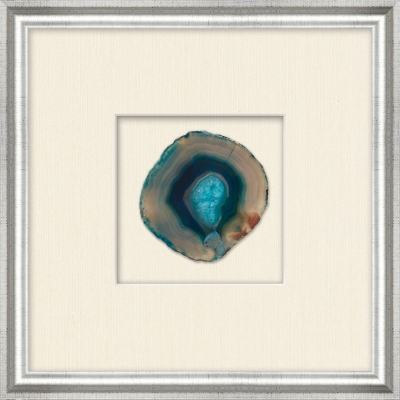 Shadowbox Teal Agate Slice Wall Art, , large