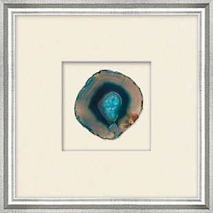 Shadowbox Teal Agate Slice Wall Art, , rollover