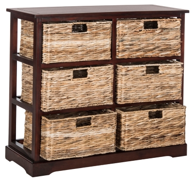 A600000345 Safavieh 6-Tier Storage Chest, Red sku A600000345