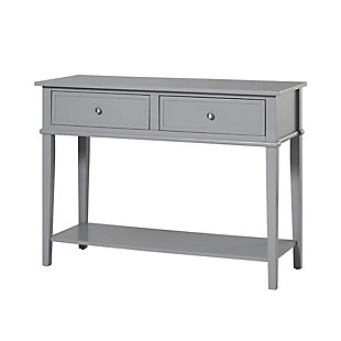 Nia Cottage Hill Console Table, Gray, large