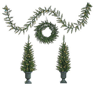 Decorative 4-piece Norway Pine Set, , large