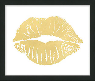 Giclee Gold Kiss Wall Art, , large