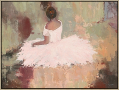 Providence Art Giclee Seated Ballerina Wall Art, Multi