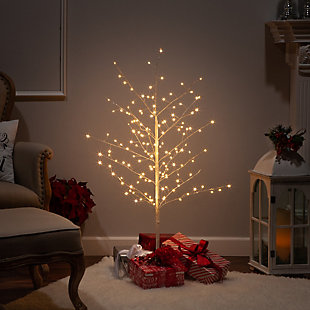 Decorative 47.2" Tree With White Micro Led Lights, , rollover