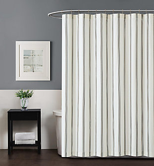 Striped Shower Curtain, , rollover