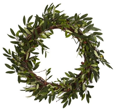 A600001473 Home Accent 20 Olive Wreath, Green sku A600001473