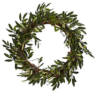 Home Accent 20" Olive Wreath, , rollover