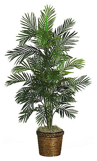 Home Accent 56” Areca Tree with Basket, , large
