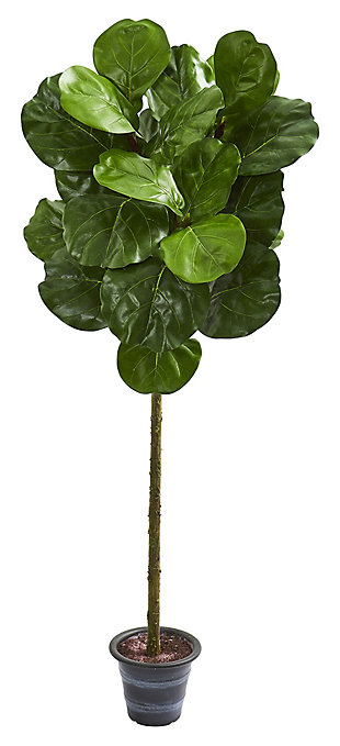 Home Accent 4’ Fiddle Leaf Artificial Tree With Decorative Planter, , rollover