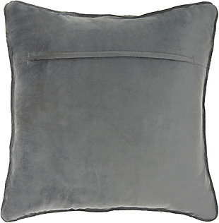 Put more than a pop of color in your space—add a pop of comfort, too! The soft microfiber cover is accentuated with delicate swarovski crystals creating a uniquely sumptuous accent for your home. Get lost in the elegant coziness of your home.Polyester front; polyester velvet back | Handcrafted elements | Soft polyfill | Zipper closure | Spot clean | Imported