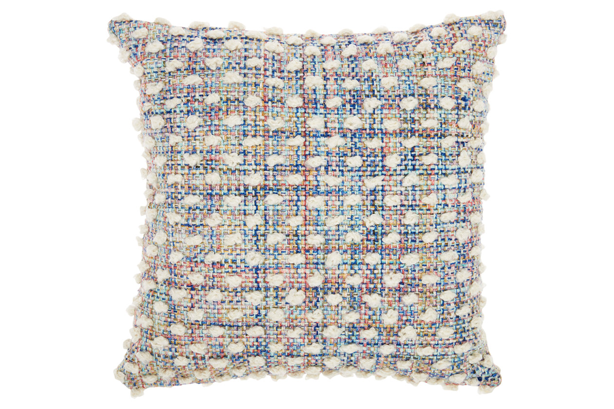 Modern Woven Loop Dots Outdoor Pillow, Ashley Furniture Outdoor Throw Pillows