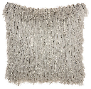 Add fresh texture and a cool vibe to your decor with this funky shag pillow. With braided ribbons, this handmade piece brings a sophisticated texture to your space.Made of polyester and cotton | Handmade | Soft polyfill | Zipper closure | Spot clean | Imported
