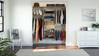 EasyFit 60-96 W Modern Raised Ultimate Closet System | Ashley