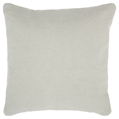 Modern Stonewash Solid Life Styles Sand Pillow, Gray, large