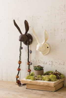 Decorative Cast Iron Rabbit Wall Hook - Rustic (Min 2), , large