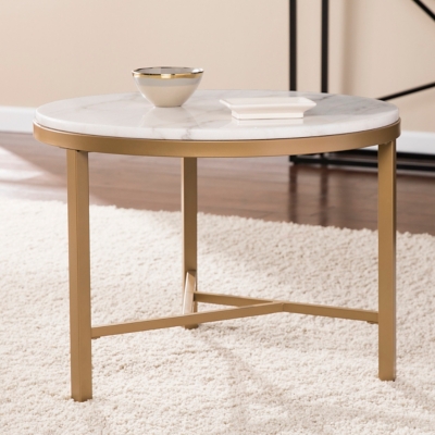 Home Accent Dennis Marble Accent Table | Ashley