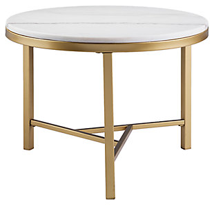 Home Accent Dennis Marble Accent Table, , large