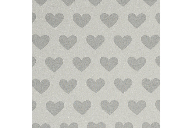 Add a heart-felt message to your design with this charming throw. Sporting a fun and flirty motif, this plush accent brings out the hopeless romantic in all of us.Made of 100% cotton | 30" x 40" | Reversible | Machine wash | Imported