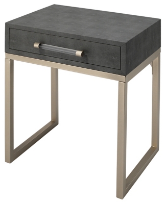 Home Accents Kain Side Table, Gray, large