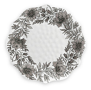 Melamine Farmhouse Botanical Dinner Plate (Set of 6), , rollover