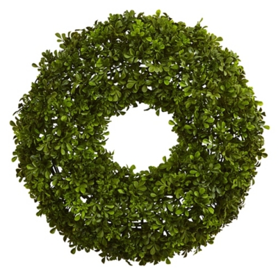 22 Boxwood Wreath, Green