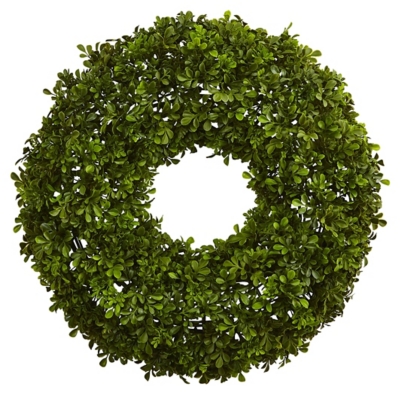 Home Accents 22” Boxwood Wreath, , large