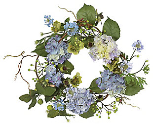 Home Accents 20" Hydrangea Wreath, , large