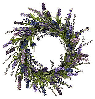 Home Accents 20" Lavender Wreath, , large