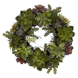 Home Accents 20" Succulent Wreath, , rollover