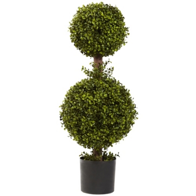 Home Accents 35” Double Boxwood Topiary, , rollover