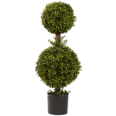 35 Double Boxwood Topiary, Green