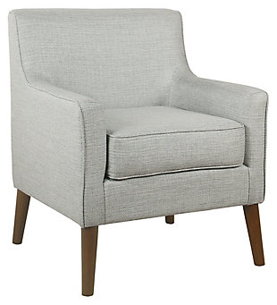 HomePop Davis Mid-Century Accent Chair, Gray, large