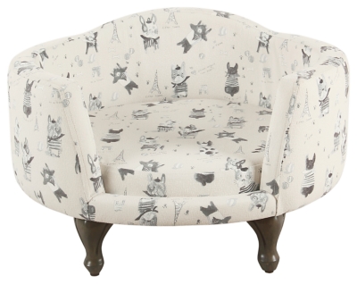 Kinfine Decorative Pet Bed with French Bulldog Print, , large
