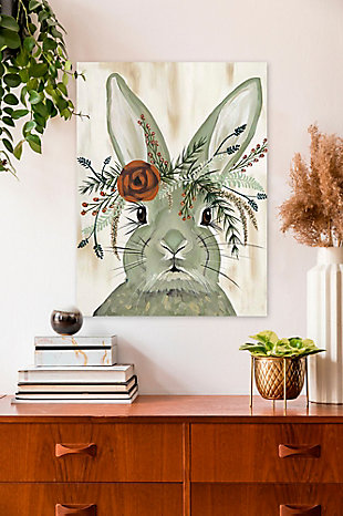 GreenBox Art Flora & Fauna - Adare by Spring Whitaker Canvas Wall Art, Gray, rollover