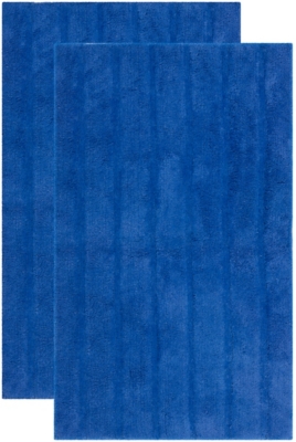 Safavieh Spa Stripe Tufted Bath Mat, Indigo, large