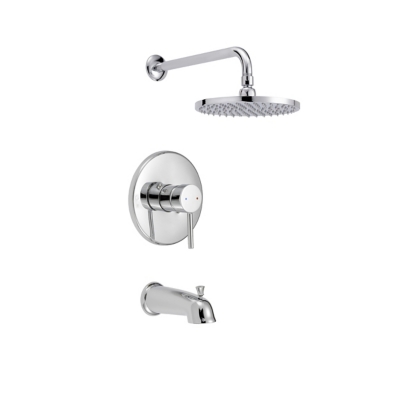 Safavieh Evoke Square Bathtub and Shower Faucet Set, , large