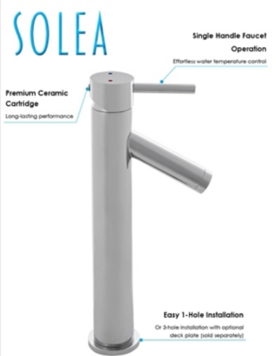 Safavieh Elation Single Handle Bathroom Vessel Faucet, , rollover