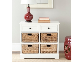 Safavieh Herman Storage Unit with Wicker Baskets