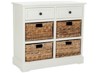 Safavieh Herman Storage Unit with Wicker Baskets