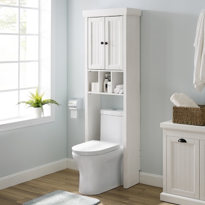 Amboy 25'' W x 66'' H x 9'' D Over-the-Toilet Storage Greyleigh Finish: Gray