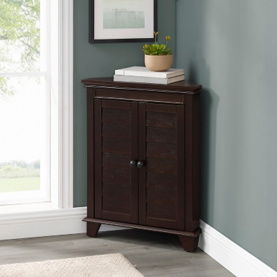 Crosley Lydia Corner Cabinet, Espresso, large