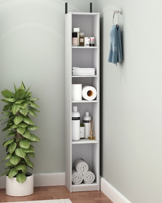 Skinny bathroom clearance shelf