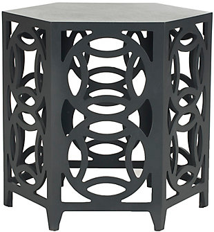 Safavieh Natanya Accent Table, Charcoal Gray, large