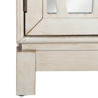 Close-up of cabinet edge and joint