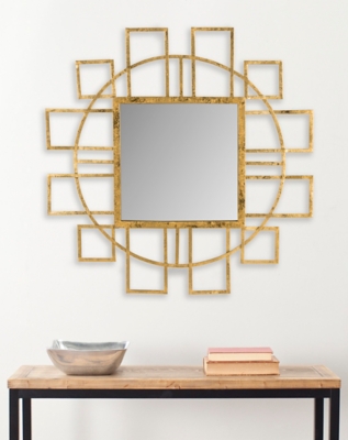 Safavieh Matrix Mirror, Gold