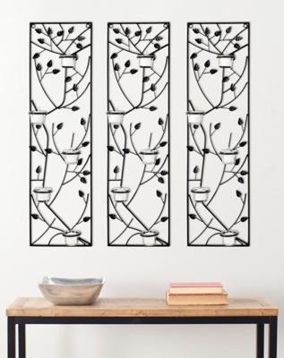 Safavieh Votive Panel Wall Decor, Black