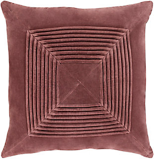 Surya Arcadia Throw Pillow, Red/Burgandy, large